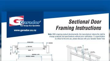Specifications for Our New Zealand Garage Doors