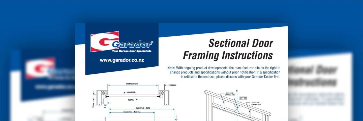 Specifications for Our New Zealand Garage Doors